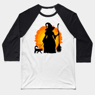 Halloween witch Baseball T-Shirt